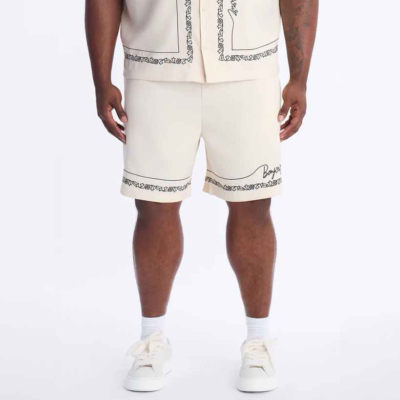 Шорты Relaxed St.Tropez Embroidered Short - Cream
