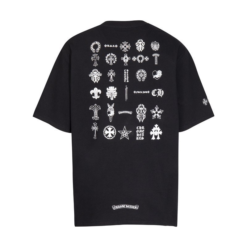 Футболка Chrome Hearts Multi Logo - Black