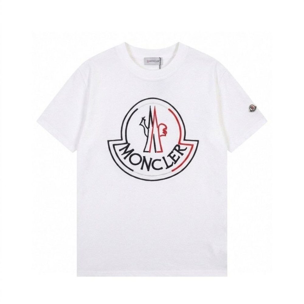 Футболка Moncler Bird Logo Print - White