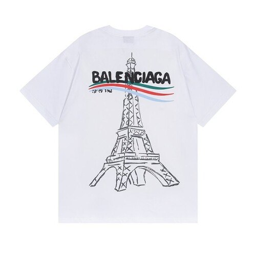 Футболка Balenciaga Eiffel Tower - White
