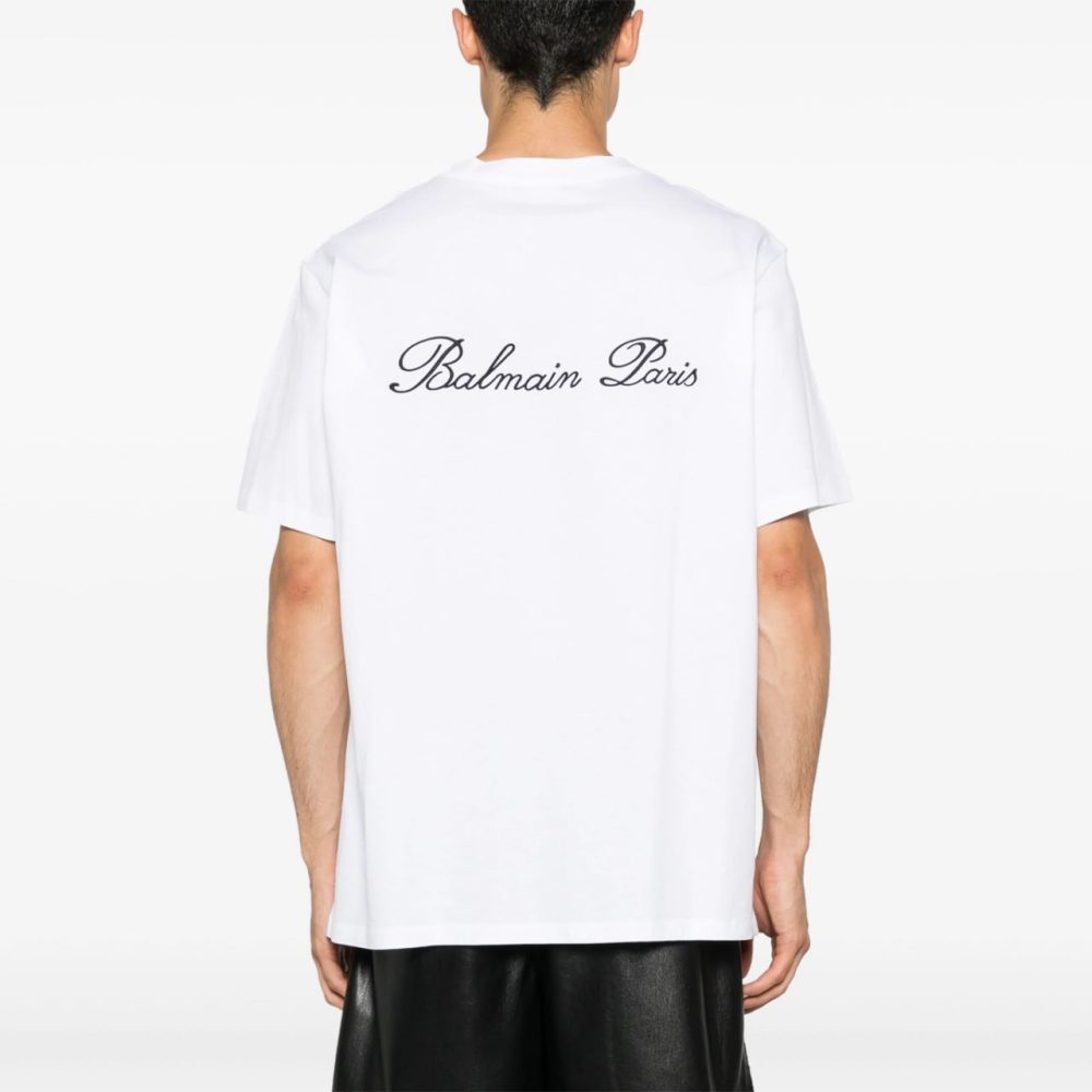 Футболка Balmain Paris Signature - White