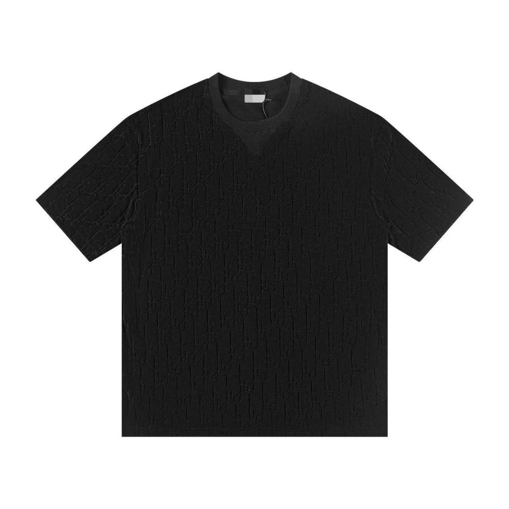 Футболка Dior Oblique Towelling - Black