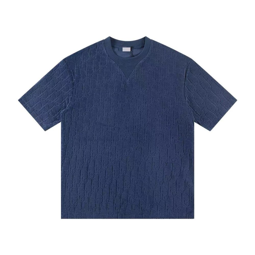 Футболка Dior Oblique Towelling - Blue