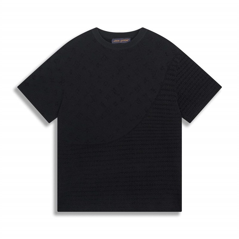 Футболка Louis Vuitton Graphic Jacquard Knitted Crewneck - Black