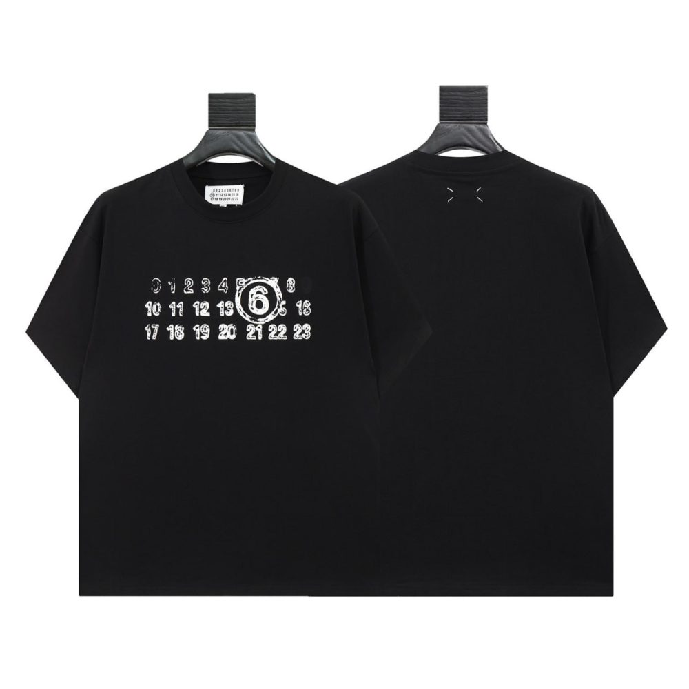Футболка Maison Margiela MM6 Numeric - Black