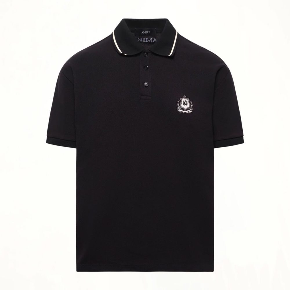 Футболка поло AMIRI MA Crest - Black