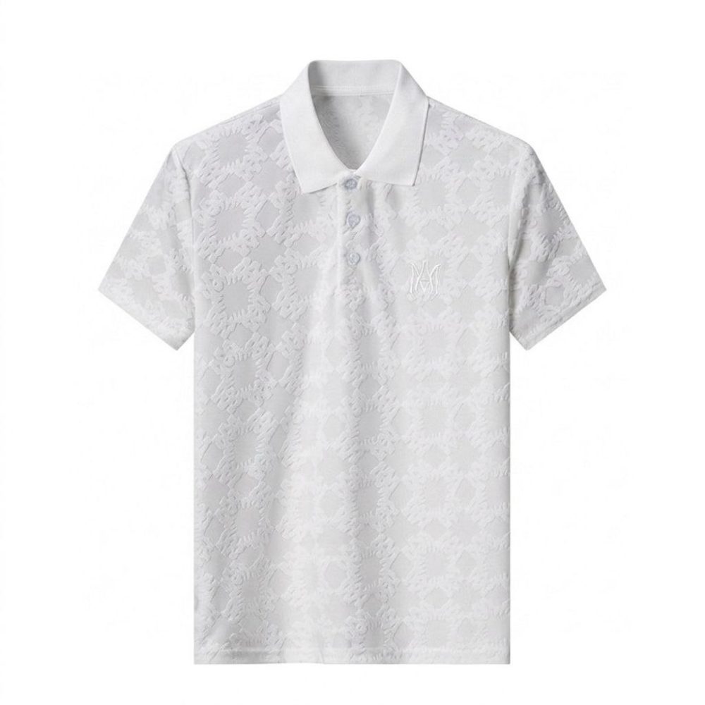 Футболка поло AMIRI Logo Monogram - White