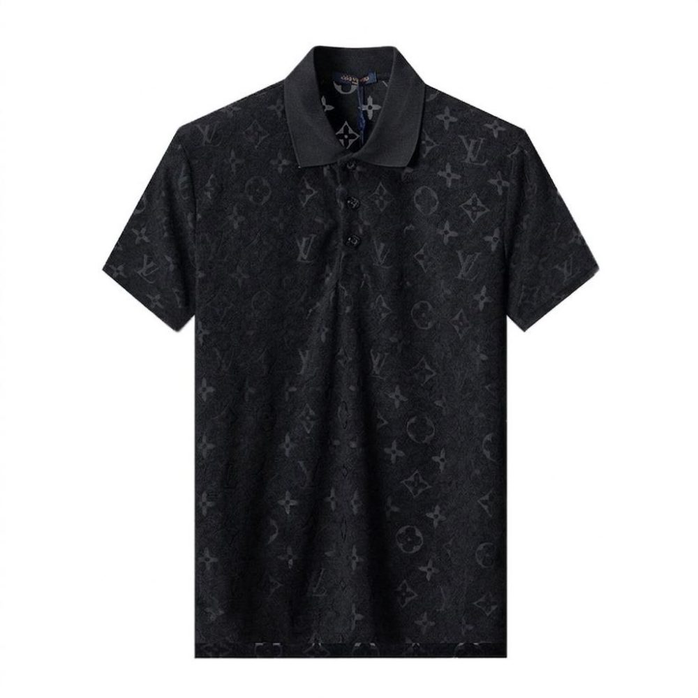 Футболка поло Louis Vuitton Monogram - Black