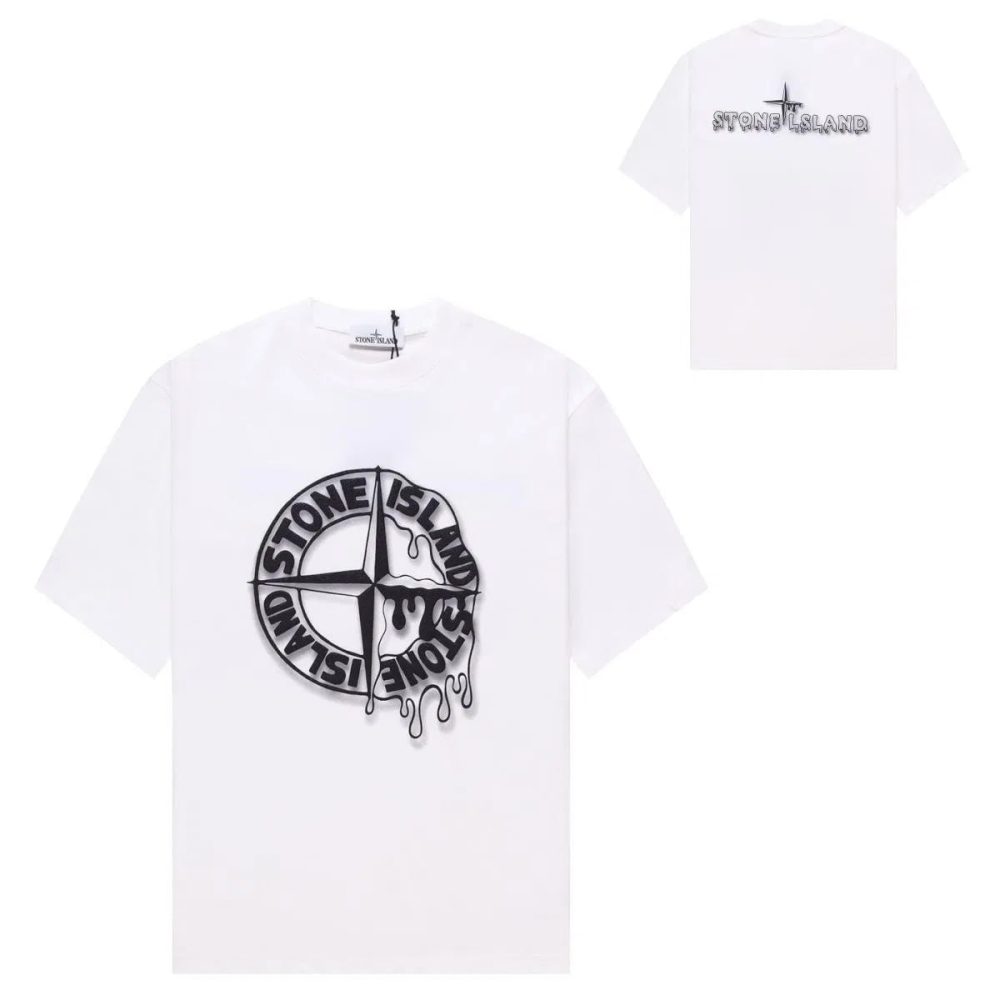 Футболка Stone Island Melting Logo - White