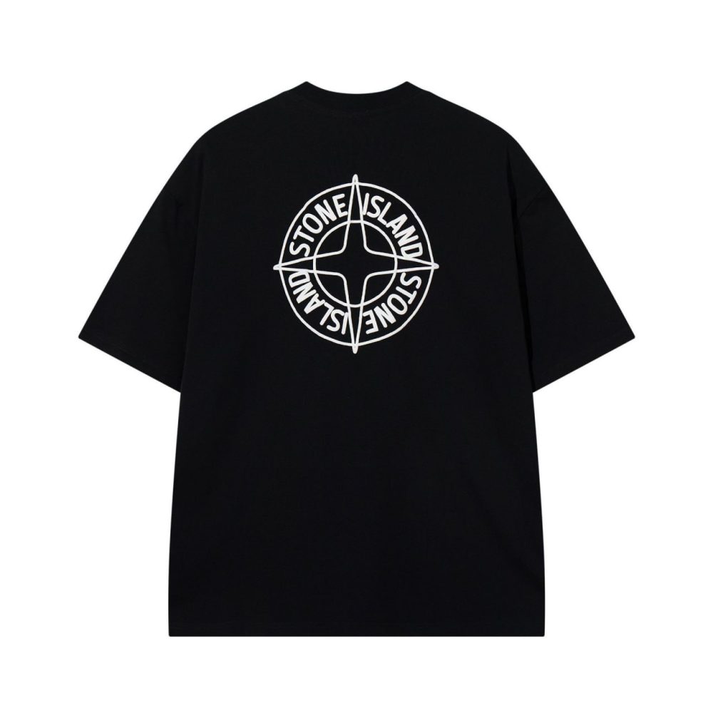 Футболка Stone Island Outline Compass - Black