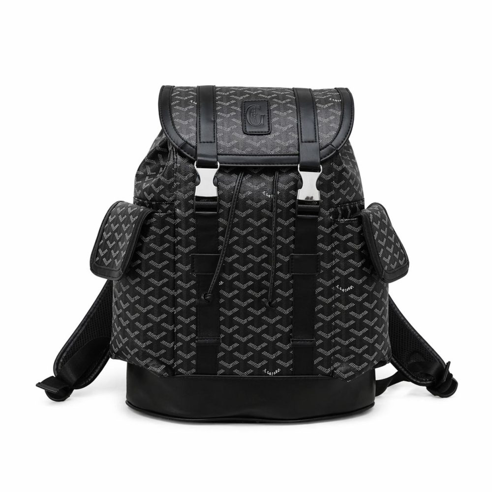 Goyard Monogram Multi Pocket Backpack - Black