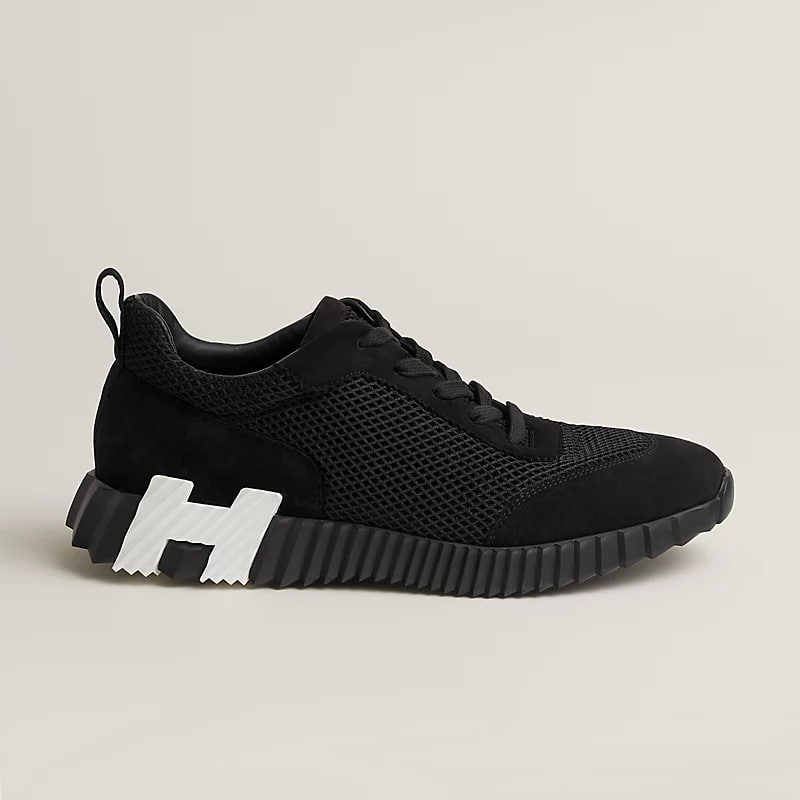 Hermès Paris Bouncing Sneakers - Black/White