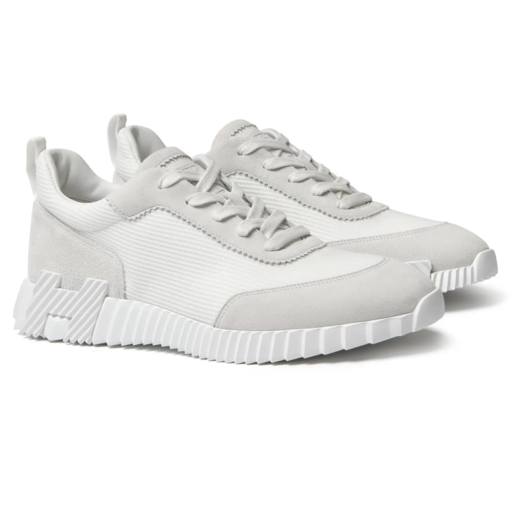 Hermès Paris Bouncing Sneakers - Triple White