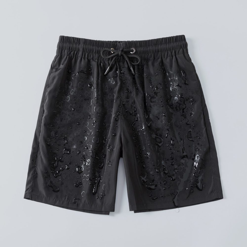 Плавательные шорты Gucci Black Monogram