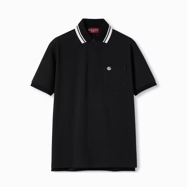 Футболка поло Gucci - Black/White