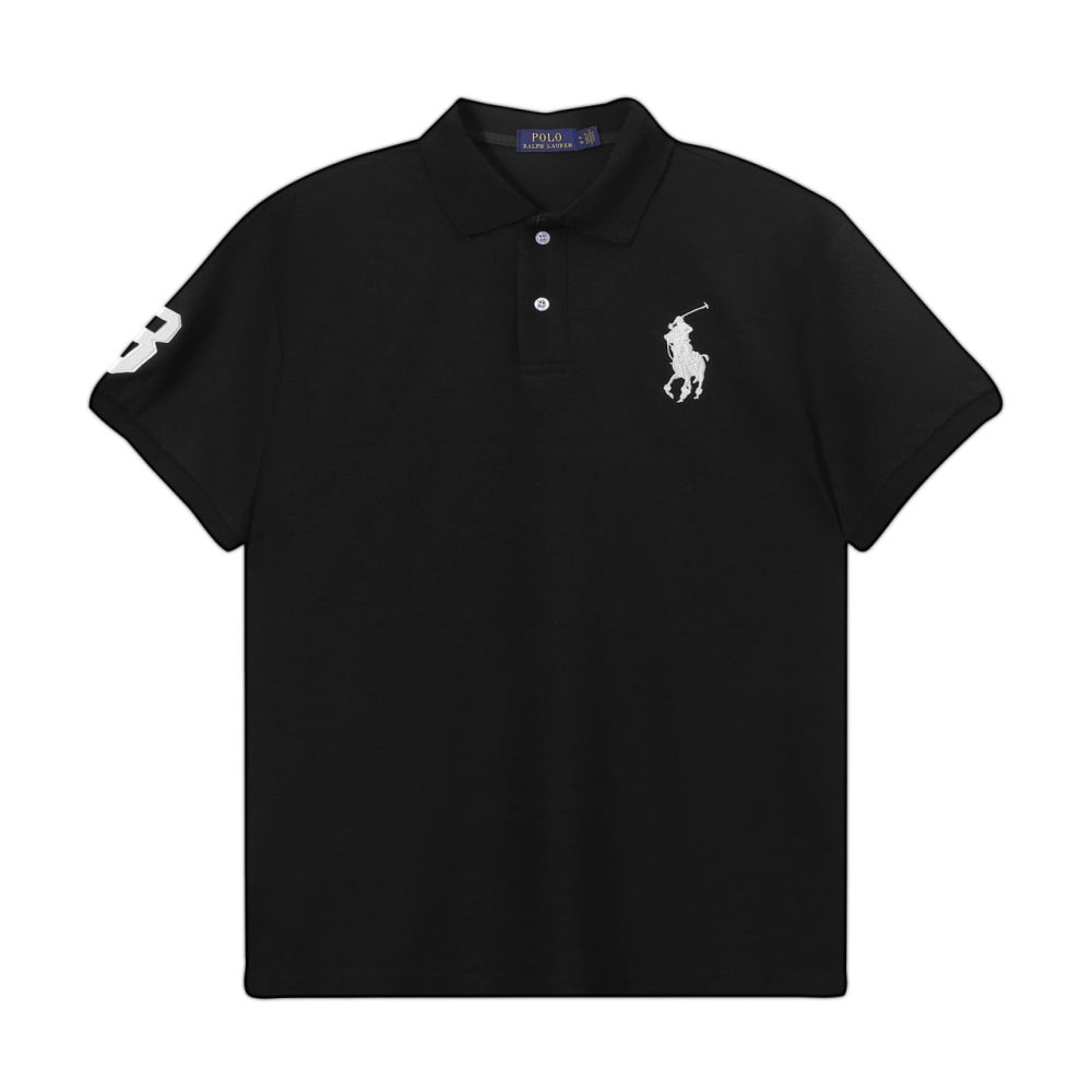 Футболка поло Polo Ralph Lauren Big Pony Logo — Black