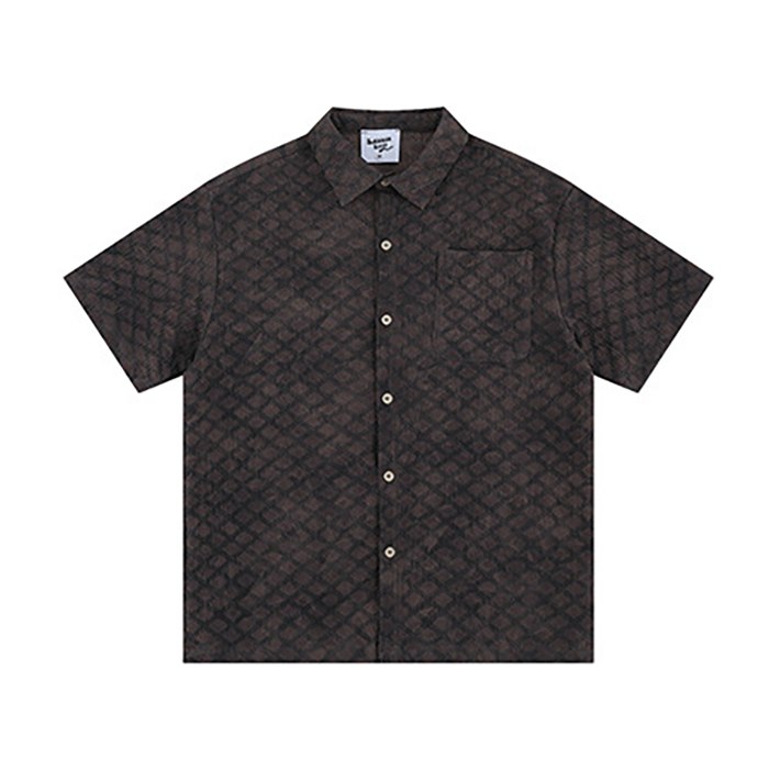 Рубашка Savage Base Textured Cotton-Blend Button Up