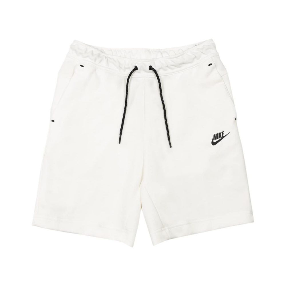 Шорты Nike Tech Fleece 1.0 белые