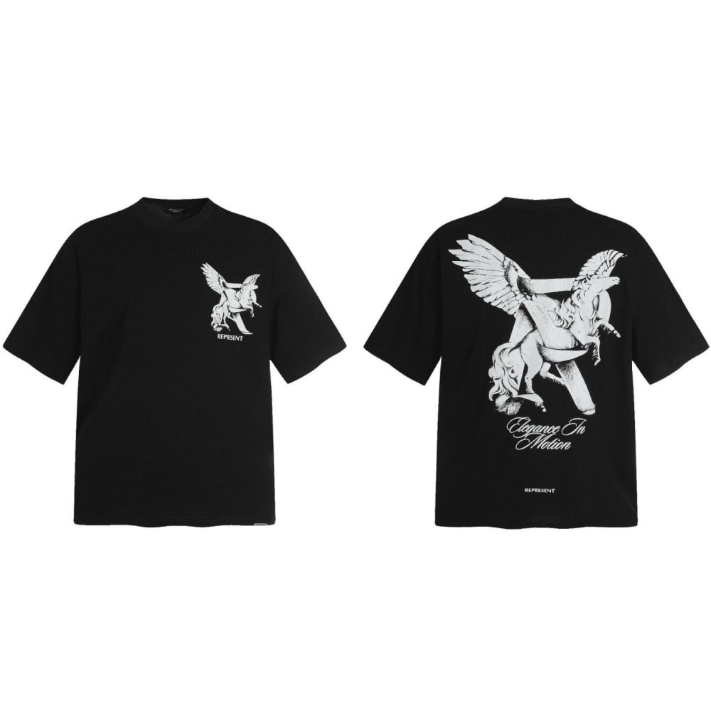 Футболка Represent Elegance In Motion - Black