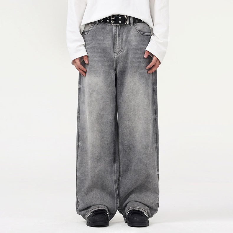 Vintage Baggy Fit Jeans - Washed Grey