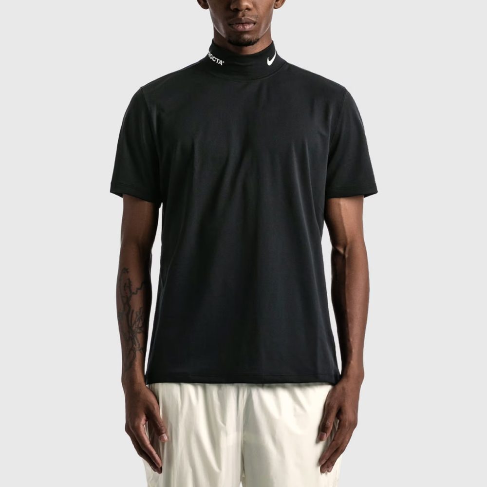 Футболка Nike x NOCTA Mock-Neck Logo - Black