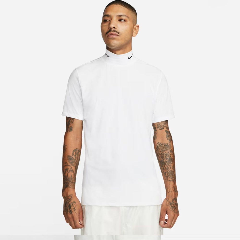 Футболка Nike x NOCTA Mock-Neck Logo - White