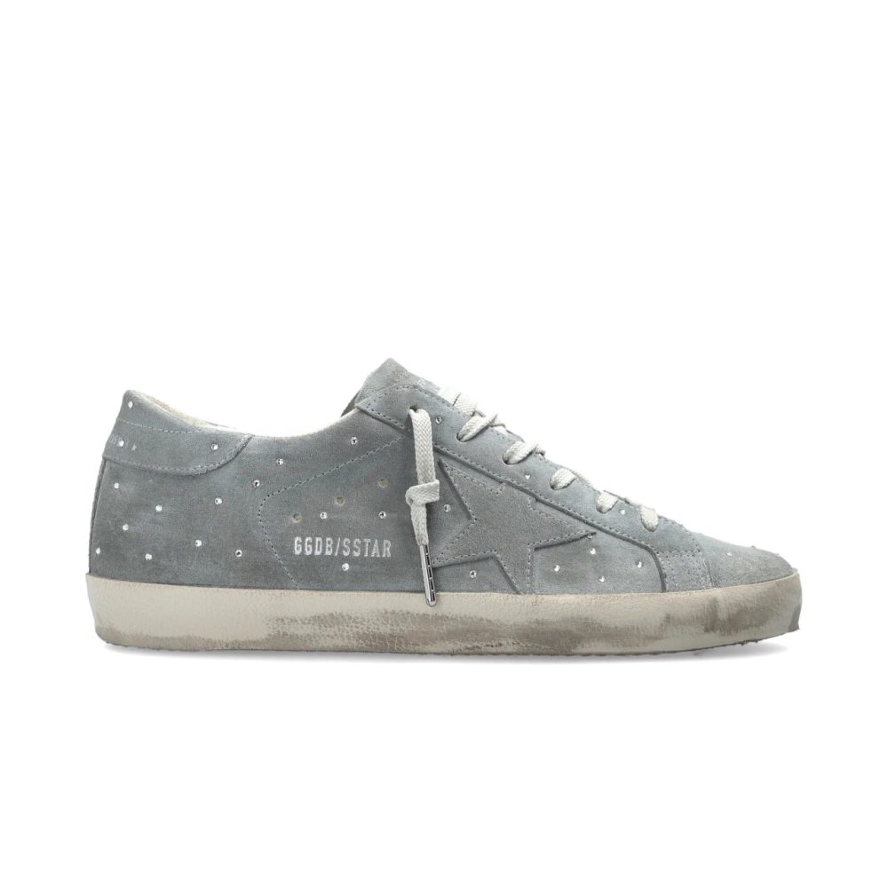 Golden Goose Super Star Rhinestones Embellished - Grey
